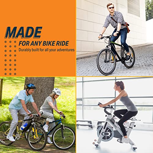 Bikeroo Bike Seat - Peloton Seat Cushion - Bicycle Saddle Replacement - Wide Cushioned Comfortable Seat for Men & Women - Compatible with Exercise, Road, and Stationary Bikes